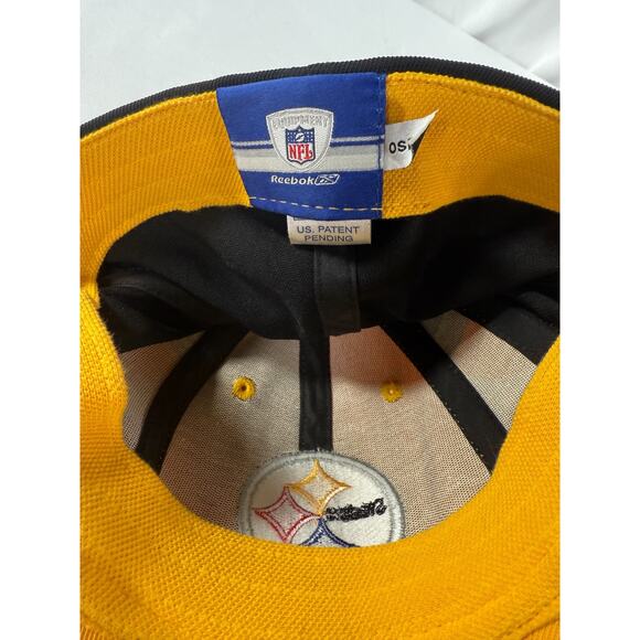 Reebok Pittsburgh Steelers NFL Equipment Authentic Sideline OSFA Stretch Fit Hat - Picture 3 of 3